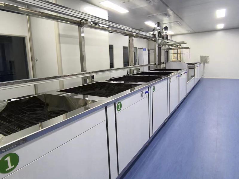 航空波紋管全自動超聲波清洗線